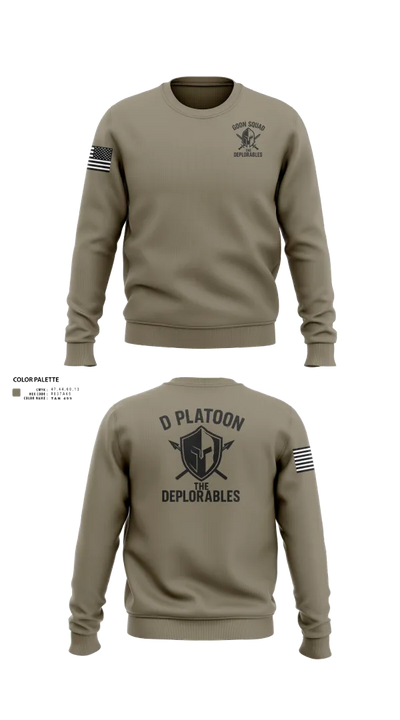 D Platoon 37319682 Crew Neck Sweatshirt - 101