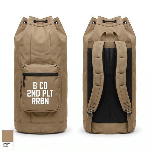 Gear Bag, B CO 2ND PLT RRBN, National Guard, Teamtime, Team time, sublimation, custom sports apparel, team uniforms, spirit wear, spiritwear, sports uniforms, custom shirts, team store, custom team store, fundraiser sports, apparel fundraiser