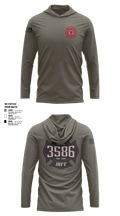 Local 3586 West Des Moines 80531034 Long Sleeve Hooded Sun Shirt - 5