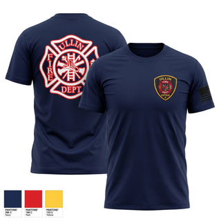 Old School Cotton Feel Shirt, Ullin Fire Rescue Department, Fire Department, Teamtime, Team time, sublimation, custom sports apparel, team uniforms, spirit wear, spiritwear, sports uniforms, custom shirts, team store, custom team store, fundraiser sports, apparel fundraiser
