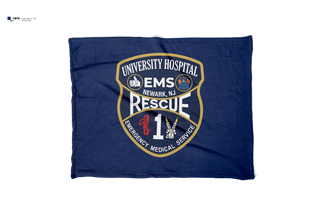 Blanket, University Hospital EMS Rescue, EMS/EMT, Teamtime, Team time, sublimation, custom sports apparel, team uniforms, spirit wear, spiritwear, sports uniforms, custom shirts, team store, custom team store, fundraiser sports, apparel fundraiser