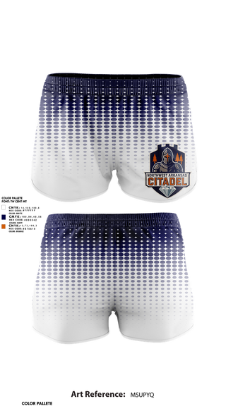 Womens Shorts, Northwest Arkansas Citadel, , Teamtime, Team time, sublimation, custom sports apparel, team uniforms, spirit wear, spiritwear, sports uniforms, custom shirts, team store, custom team store, fundraiser sports, apparel fundraiser