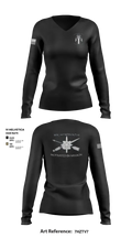 MSC, 389th MI BN 91799200 Women's Long Sleeve V-neck Shirt - 21