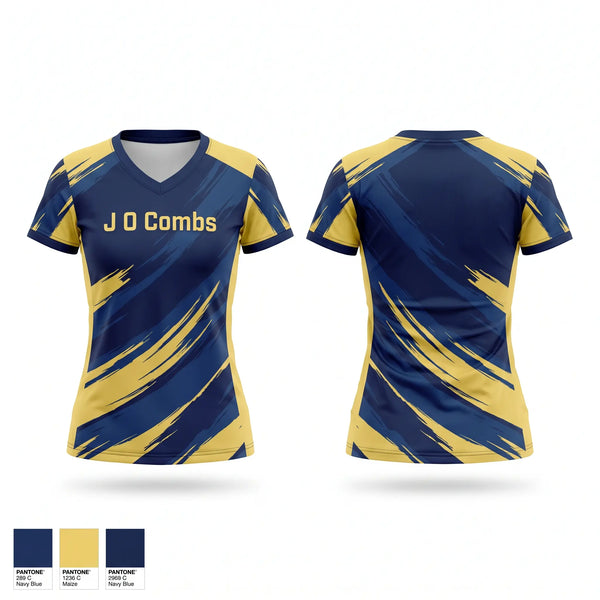 Womens Short Sleeve Vneck Shirt, J O Combs, Wrestling, Teamtime, Team time, sublimation, custom sports apparel, team uniforms, spirit wear, spiritwear, sports uniforms, custom shirts, team store, custom team store, fundraiser sports, apparel fundraiser