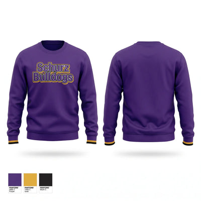 Schurz Bulldogs Crew Neck Sweatshirt - 2