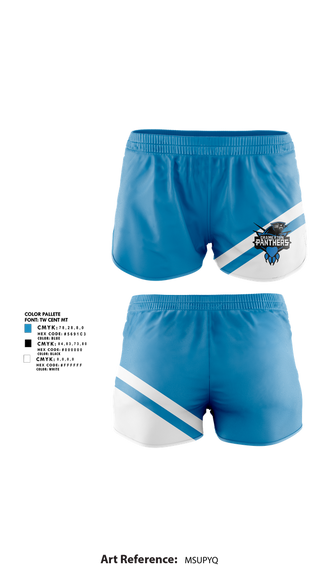 Womens Shorts, Cramerton Panthers Football and Cheer, , Teamtime, Team time, sublimation, custom sports apparel, team uniforms, spirit wear, spiritwear, sports uniforms, custom shirts, team store, custom team store, fundraiser sports, apparel fundraiser