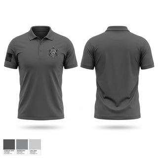 Short Sleeve Performance Polo, Wetzel County Sheriff, Police, Teamtime, Team time, sublimation, custom sports apparel, team uniforms, spirit wear, spiritwear, sports uniforms, custom shirts, team store, custom team store, fundraiser sports, apparel fundraiser