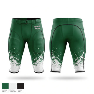 Football Pants, Norwalk Bears, , Teamtime, Team time, sublimation, custom sports apparel, team uniforms, spirit wear, spiritwear, sports uniforms, custom shirts, team store, custom team store, fundraiser sports, apparel fundraiser