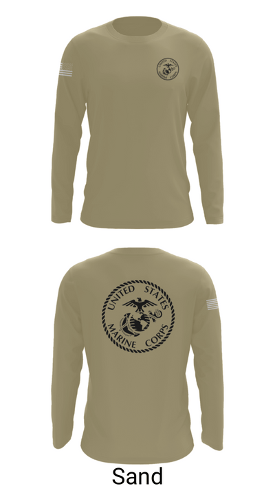 UHS MCJROTC 61480797 Long Sleeve Performance Shirt - 43