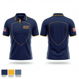 Short Sleeve Performance Polo, Lopatcong Police, Police, Teamtime, Team time, sublimation, custom sports apparel, team uniforms, spirit wear, spiritwear, sports uniforms, custom shirts, team store, custom team store, fundraiser sports, apparel fundraiser