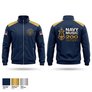 Windbreaker, Pacific Fleet Band, Navy, Teamtime, Team time, sublimation, custom sports apparel, team uniforms, spirit wear, spiritwear, sports uniforms, custom shirts, team store, custom team store, fundraiser sports, apparel fundraiser