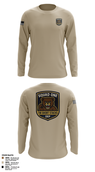 Long Sleeve Performance Shirt, DEP Police Squad One, , Teamtime, Team time, sublimation, custom sports apparel, team uniforms, spirit wear, spiritwear, sports uniforms, custom shirts, team store, custom team store, fundraiser sports, apparel fundraiser