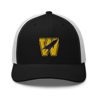 Rockets Retro Trucker Hat | Yupoong 6606