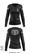 ARCC 53537079 Women's Long Sleeve V-neck Shirt - 107