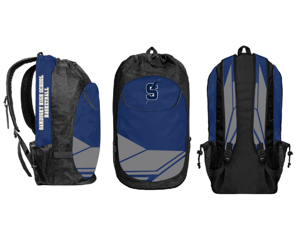 Gear Bag, Sandusky High School Basketball, Men's Basketball, Teamtime, Team time, sublimation, custom sports apparel, team uniforms, spirit wear, spiritwear, sports uniforms, custom shirts, team store, custom team store, fundraiser sports, apparel fundraiser