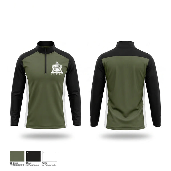 Quarter Zip Jacket, Riverside United, Baseball, Teamtime, Team time, sublimation, custom sports apparel, team uniforms, spirit wear, spiritwear, sports uniforms, custom shirts, team store, custom team store, fundraiser sports, apparel fundraiser