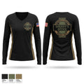 Greenville County Sheriff’s Office - Medic Unit Women's Long Sleeve V-neck Shirt - 1
