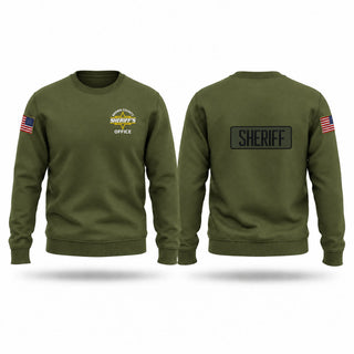 Crew Neck Sweatshirt, Brown County Sheriff's Office, Police, Teamtime, Team time, sublimation, custom sports apparel, team uniforms, spirit wear, spiritwear, sports uniforms, custom shirts, team store, custom team store, fundraiser sports, apparel fundraiser