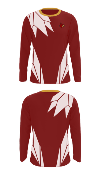 Long Sleeve Performance Shirt, Winlock High School Cardinals Wrestling, Wrestling, Teamtime, Team time, sublimation, custom sports apparel, team uniforms, spirit wear, spiritwear, sports uniforms, custom shirts, team store, custom team store, fundraiser sports, apparel fundraiser