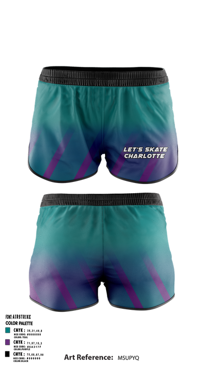 Let’s Skate Charlotte 59434980 Track Shorts - 1