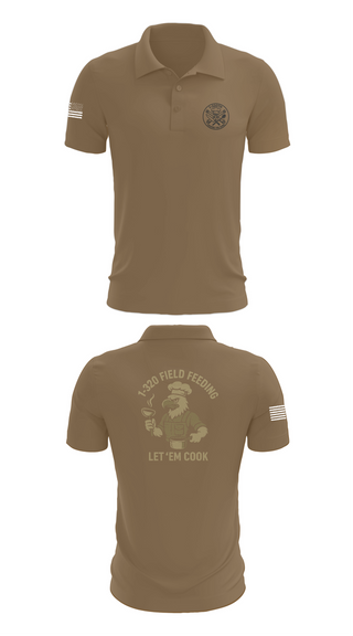Short Sleeve Performance Polo, 1-320th, , Teamtime, Team time, sublimation, custom sports apparel, team uniforms, spirit wear, spiritwear, sports uniforms, custom shirts, team store, custom team store, fundraiser sports, apparel fundraiser