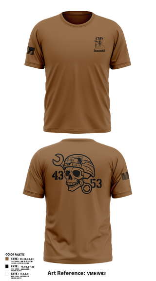 Short Sleeve Performance Shirt, 4-3 AHB, , Teamtime, Team time, sublimation, custom sports apparel, team uniforms, spirit wear, spiritwear, sports uniforms, custom shirts, team store, custom team store, fundraiser sports, apparel fundraiser