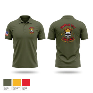 Short Sleeve Performance Polo, Golf Battery 2/11 Guns Plt, Marines, Teamtime, Team time, sublimation, custom sports apparel, team uniforms, spirit wear, spiritwear, sports uniforms, custom shirts, team store, custom team store, fundraiser sports, apparel fundraiser