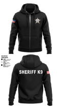 Bedford County Sheriff K9 Unit 82789268 Zip Hoodie - 10