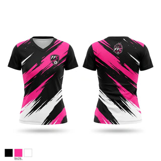 Womens Short Sleeve Vneck Shirt, FFC, Men's Soccer, Teamtime, Team time, sublimation, custom sports apparel, team uniforms, spirit wear, spiritwear, sports uniforms, custom shirts, team store, custom team store, fundraiser sports, apparel fundraiser