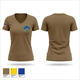 Womens Short Sleeve Vneck Shirt, William P. Knight Composite Squadron, Air Force, Teamtime, Team time, sublimation, custom sports apparel, team uniforms, spirit wear, spiritwear, sports uniforms, custom shirts, team store, custom team store, fundraiser sports, apparel fundraiser