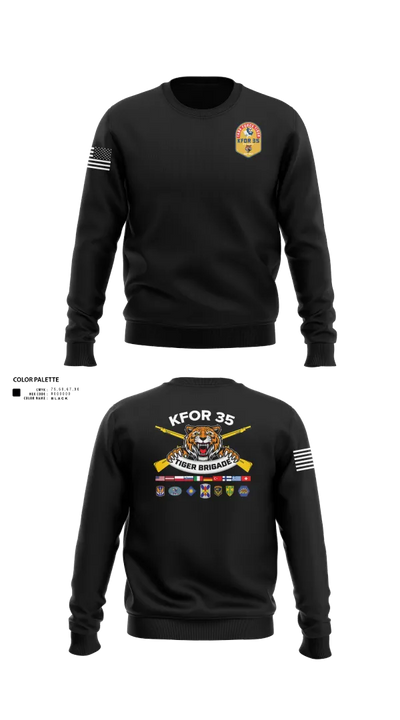 256th Infantry Brigade Combat Team 48503551 Crew Neck Sweatshirt - 101