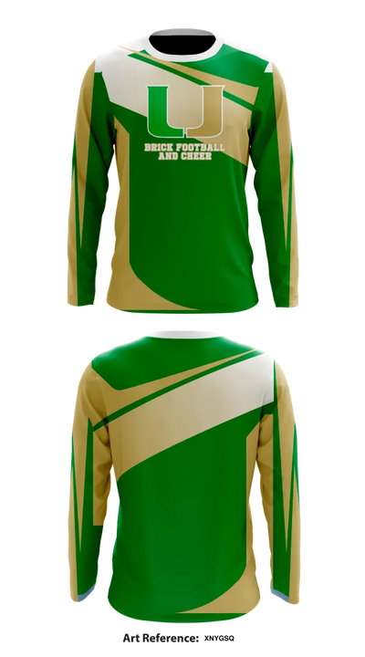 Brick Football & Cheer 78984448 Long Sleeve Performance Shirt 1