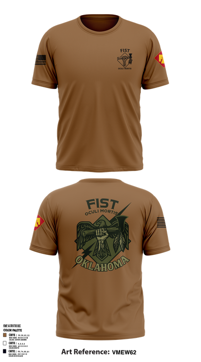 HHB 160th FIST 59313657 Old School Cotton Feel Shirt - 3