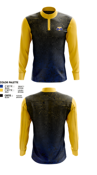 Quarter Zip Jacket, IDEA McAllen, Wrestling, Teamtime, Team time, sublimation, custom sports apparel, team uniforms, spirit wear, spiritwear, sports uniforms, custom shirts, team store, custom team store, fundraiser sports, apparel fundraiser