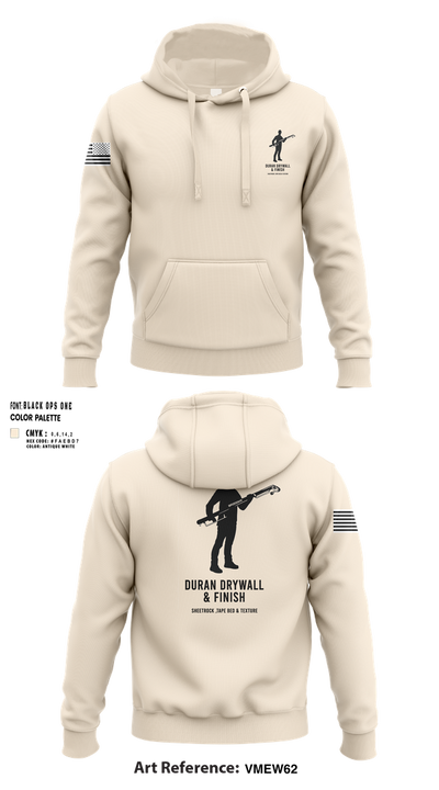 Duran Drywall & Finish 29256539 Hoodie - 100