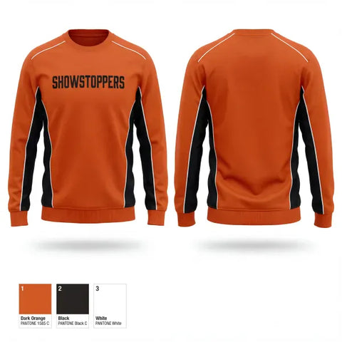 Crew Neck Sweatshirt, SHOWSTOPPERS, Men's Basketball, Teamtime, Team time, sublimation, custom sports apparel, team uniforms, spirit wear, spiritwear, sports uniforms, custom shirts, team store, custom team store, fundraiser sports, apparel fundraiser