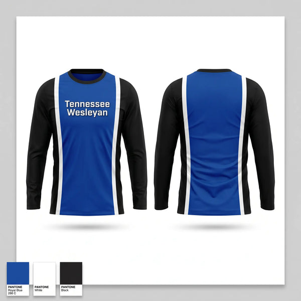 Long Sleeve Performance Shirt, Tennessee Wesleyan, Women's Basketball, Teamtime, Team time, sublimation, custom sports apparel, team uniforms, spirit wear, spiritwear, sports uniforms, custom shirts, team store, custom team store, fundraiser sports, apparel fundraiser