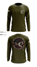 1st Battalion 2nd Marines Charlie Co Veteran 59013691 Long Sleeve Performance Shirt 3
