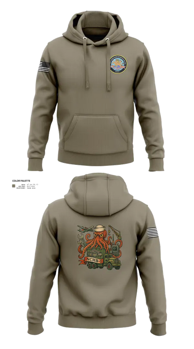 Navy Cargo Handling Battalion One 62031758 Hoodie - 33