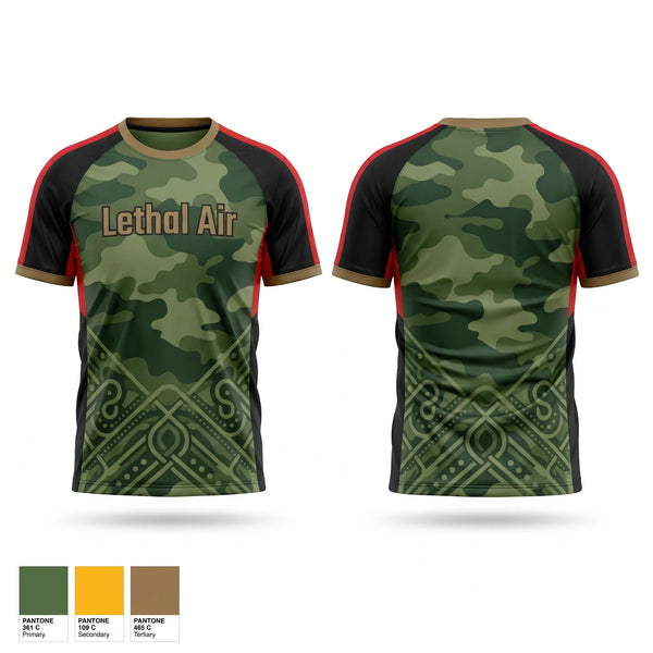 Football Jersey, Lethal Air, E-Sports, Teamtime, Team time, sublimation, custom sports apparel, team uniforms, spirit wear, spiritwear, sports uniforms, custom shirts, team store, custom team store, fundraiser sports, apparel fundraiser