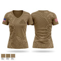 USS NORTH CAROLINA Women's Short Sleeve V-neck Shirt - 1