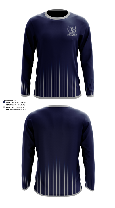 Century Panthers Golf 40813658 Long Sleeve Performance Shirt 1