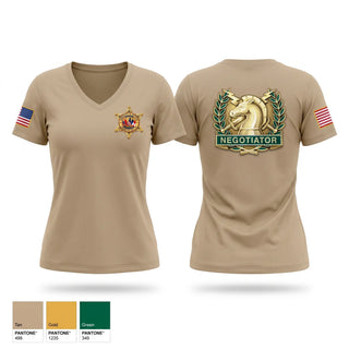 Womens Short Sleeve Vneck Shirt, Mobile county Sheriff's Hostage Crisis Team, Police, Teamtime, Team time, sublimation, custom sports apparel, team uniforms, spirit wear, spiritwear, sports uniforms, custom shirts, team store, custom team store, fundraiser sports, apparel fundraiser