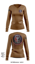 NMRTC El Paso 64078462 Women's Long Sleeve V-neck Shirt - 103