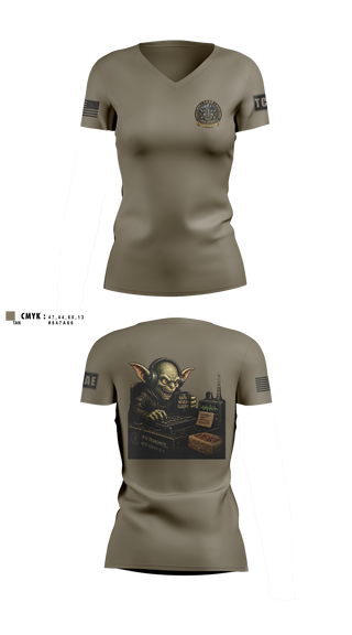 Womens Short Sleeve Vneck Shirt, TCAE, GSB, 10TH SFG(A), Army, Teamtime, Team time, sublimation, custom sports apparel, team uniforms, spirit wear, spiritwear, sports uniforms, custom shirts, team store, custom team store, fundraiser sports, apparel fundraiser