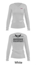 Anderson Floor Covering 8318622 Women's Long Sleeve V-neck Shirt - 16