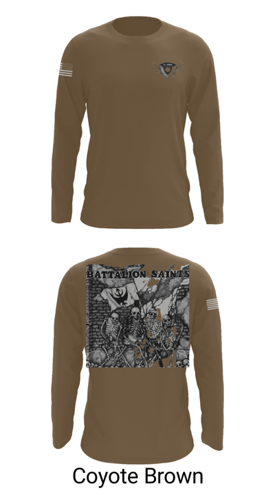 Fighting Saints Battalion 30372555 Long Sleeve Performance Shirt - 11