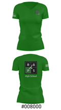 Rapoport Academy Public School-Meyer High School Basketball 55770827 Women's Short Sleeve V-neck Shirt - 21