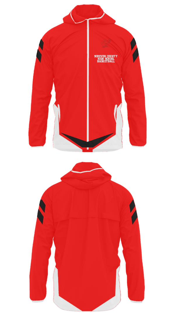 Windbreaker, Screven County High School Basketball, Women's Basketball, Teamtime, Team time, sublimation, custom sports apparel, team uniforms, spirit wear, spiritwear, sports uniforms, custom shirts, team store, custom team store, fundraiser sports, apparel fundraiser