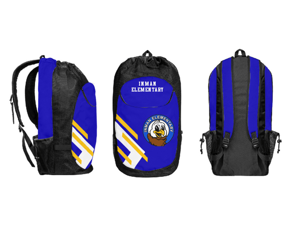 Gear Bag, Inman Elementary, Spirit Store, Teamtime, Team time, sublimation, custom sports apparel, team uniforms, spirit wear, spiritwear, sports uniforms, custom shirts, team store, custom team store, fundraiser sports, apparel fundraiser
